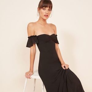 Reformation Butterfly in Black Size 2